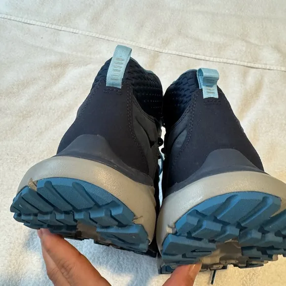Hoka Goretex vibran Black and Blue Hiking Boots