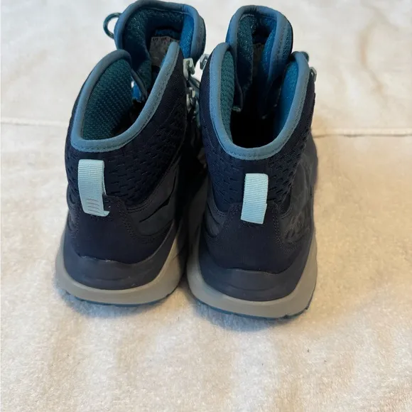 Hoka Goretex vibran Black and Blue Hiking Boots