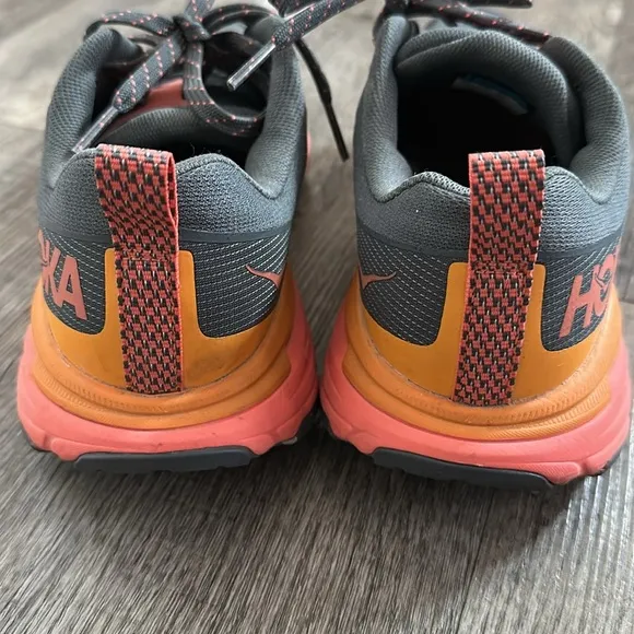 Hoka One Challenger ATR 6 - Castlerock/ Orange- Women’s Running Shoes