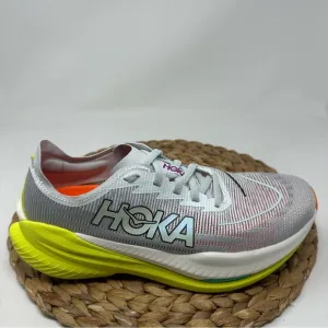HOKA ONE Mach X2 Running Shoes Frost Citrus Size 9.5 Men's