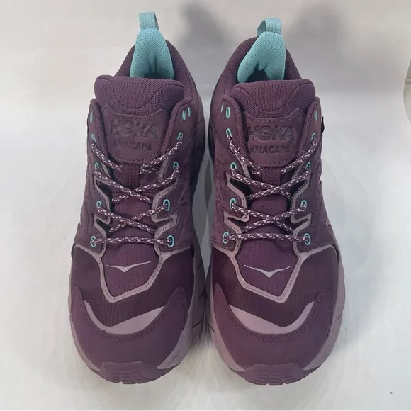 HOKA One One Anacapa Low GTX Running Shoes Grape Wine FT1022G Women’s Size 8.5