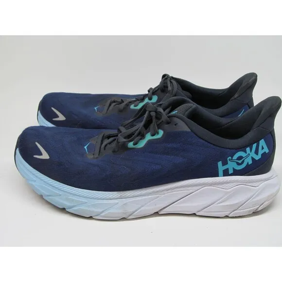 HOKA ONE ONE Arahi 6 Mens Blue Running Shoes Size US 11.5 D EUR 46 VGC