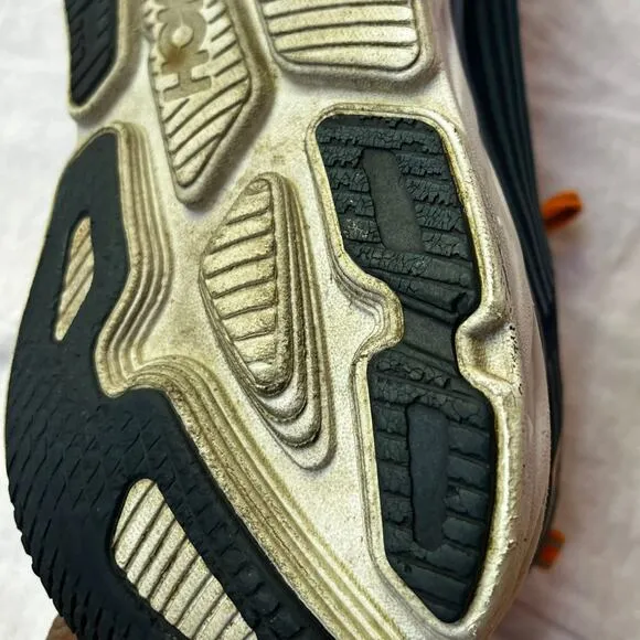Hoka One One Bondi 6 Men's Running Shoes Black Iris Storm Blue Men's Size 8.5