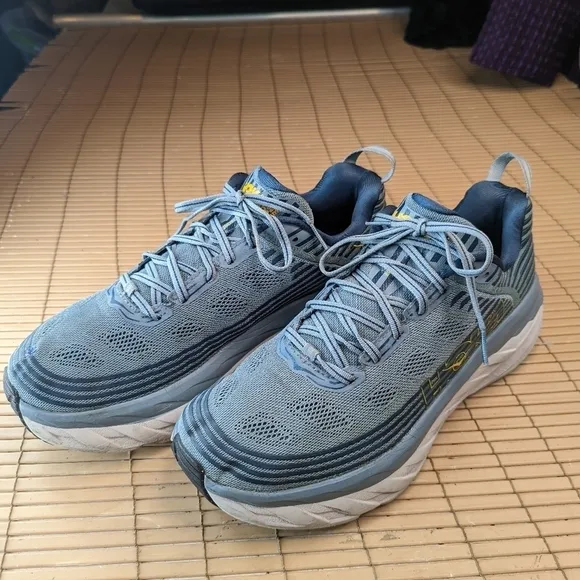 Hoka One One Bondi 6 men's sz 11 blue running shoes