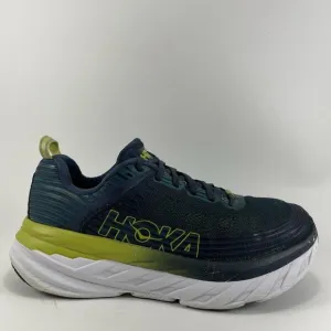 Hoka One One Bondi 6 Running Shoes Mens Size 7.5 Navy Blue Athletic Sneaker
