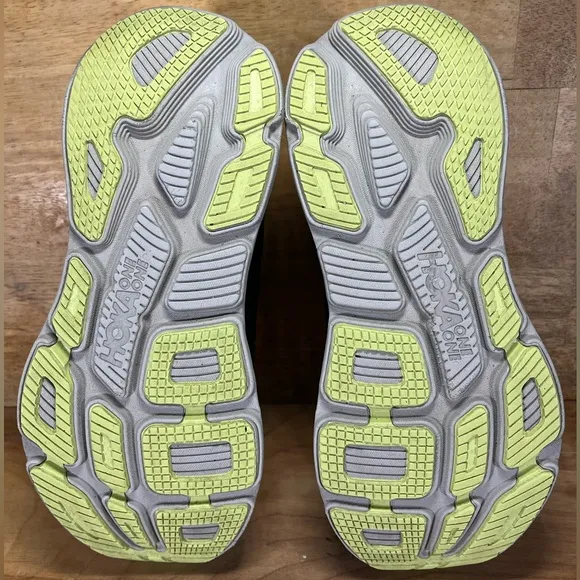Hoka One One Bondi 7 CUSHIONED Mens Size 10.5 Running Shoes Sneakers Black