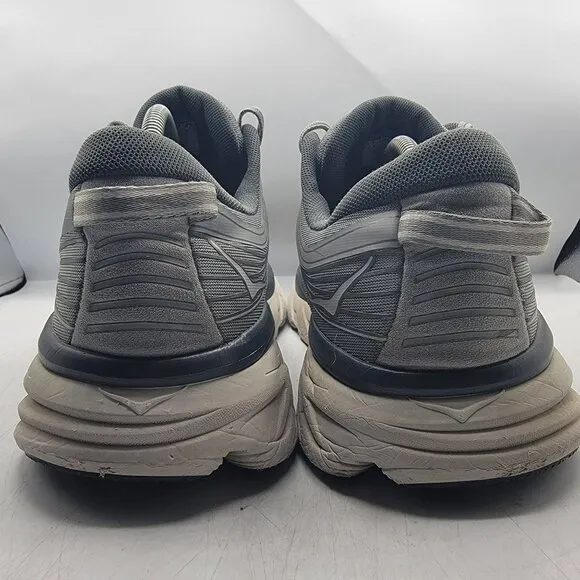 Hoka One One Bondi 7 Mens 12.5 Gray Wild Dove Athletic Running Shoes Casual