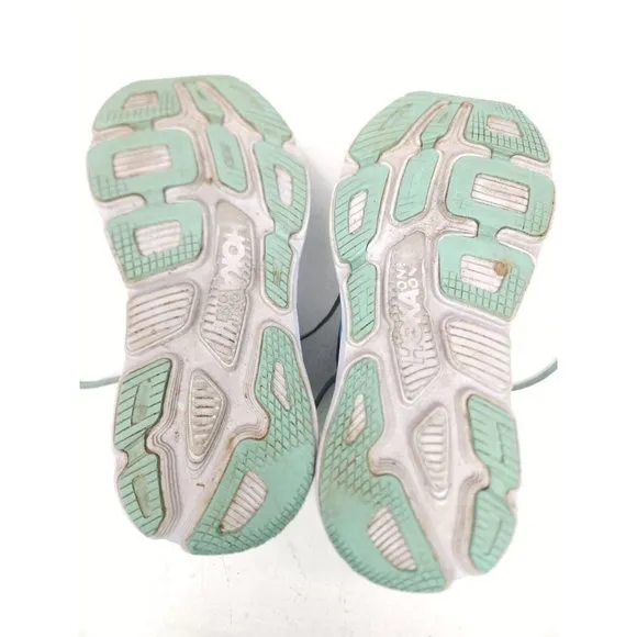 HOKA ONE ONE Bondi 7 Women's Size 9 Running Shoes Aquarelle / Eggshell Blue