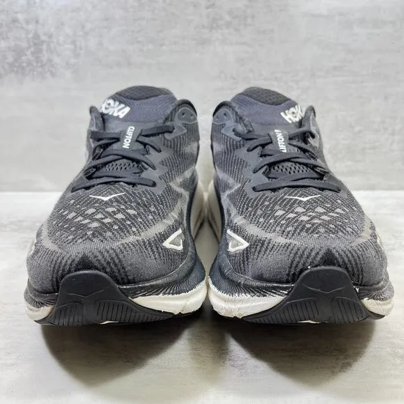 Hoka One One Clifton 9 Running Shoes - Men's Size 12.5 - Black  This item is pre