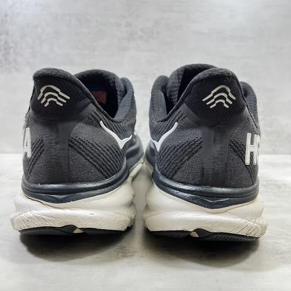 Hoka One One Clifton 9 Running Shoes - Men's Size 12.5 - Black  This item is pre