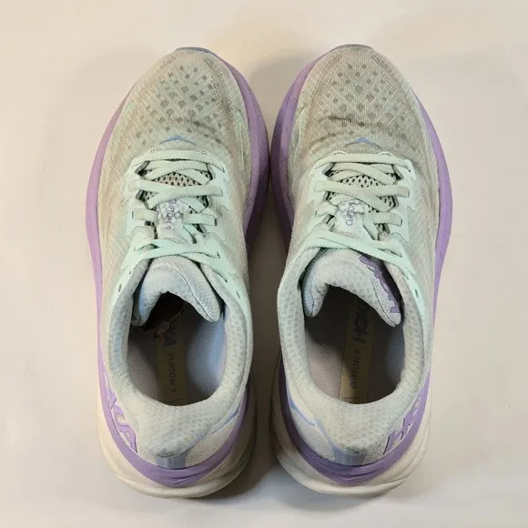 Hoka One One Clifton 9 Womens Size 7 B Running Shoes Sneakers 1127896 SOLM