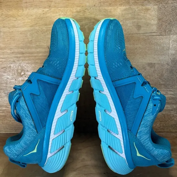 Hoka One One Gaviota 2 Womens Size 9.5 Running Shoes Sneakers Teal Blue 1099630