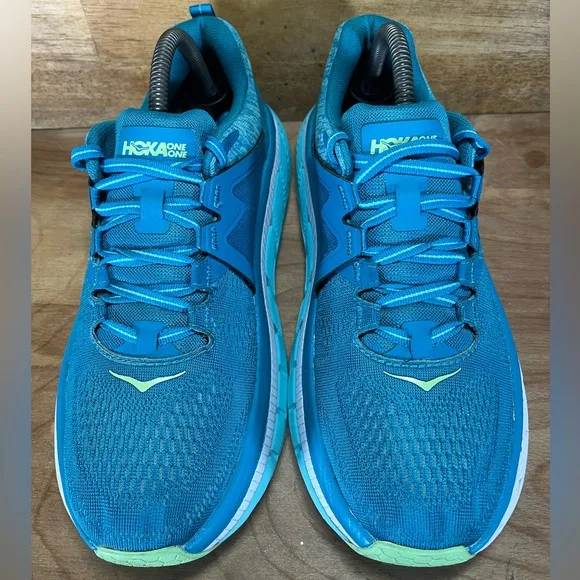 Hoka One One Gaviota 2 Womens Size 9.5 Running Shoes Sneakers Teal Blue 1099630