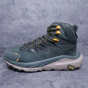 HOKA One One Kaha 2 Mid GTX Gore-Tex Hiking Boots Shoes Mens 9 Olive Green
