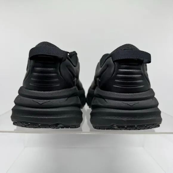 Hoka One One Mens Bondi SR 1110520 BBLC Black Running Shoes Sneakers Size 9.5