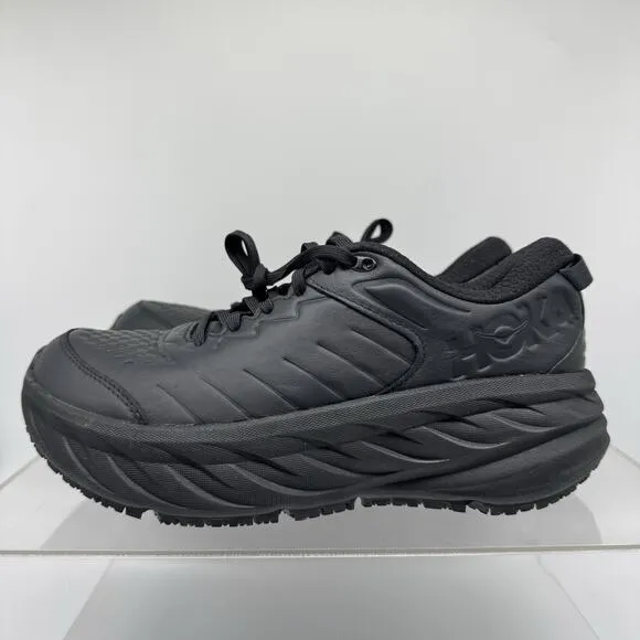 Hoka One One Mens Bondi SR 1110520 BBLC Black Running Shoes Sneakers Size 9.5