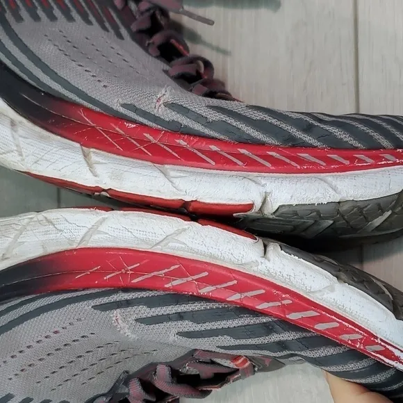 Hoka One One Mens Clifton 5 Athletic Running Sneakers shoes sz 11.5