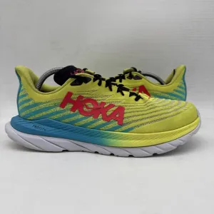 Hoka One One Mens Mach 5 Yellow Running Shoes Size 11.5 D 1127893 EPSB