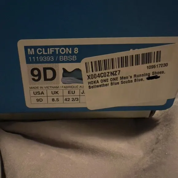 HOKA ONE ONE Men's Running Shoes, Clifton 8