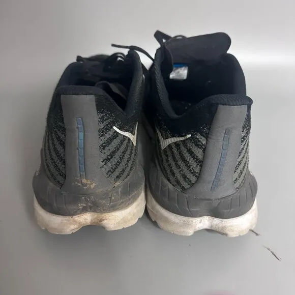 Hoka One One Mens Size 11.5D Mach 5 1127893 BCSTL Black Running Shoes Sneakers