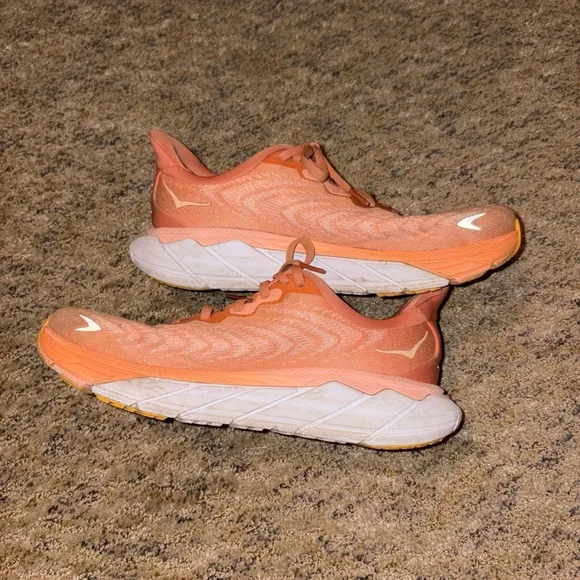 Hoka One One Orange Sneakers
