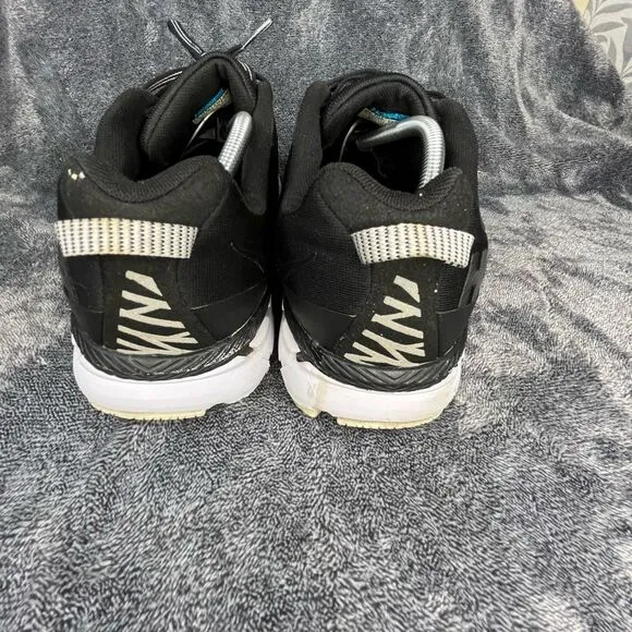 Hoka One One Womens Clifton 6  Black Running Shoes Lace Up Size13 2 E