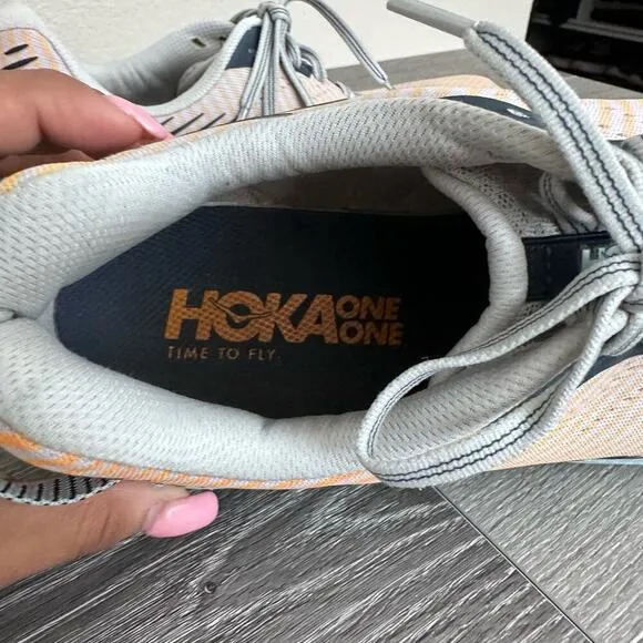 Hoka One One Women's Multicolor Rincon 2 Running Shoes Meta-Rocker Lace Up
