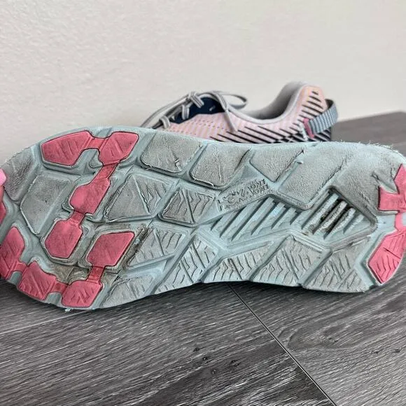 Hoka One One Women's Multicolor Rincon 2 Running Shoes Meta-Rocker Lace Up