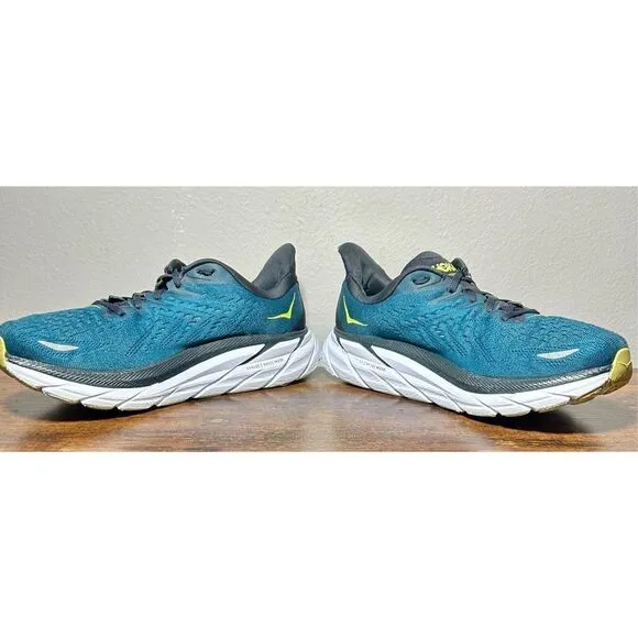 Hoka One One Clifton 8 Mens 11.5 2E Running Athletic Shoes Sneakers 1121374 BCBT
