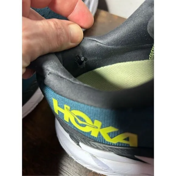 Hoka One One Clifton 8 Mens 11.5 2E Running Athletic Shoes Sneakers 1121374 BCBT