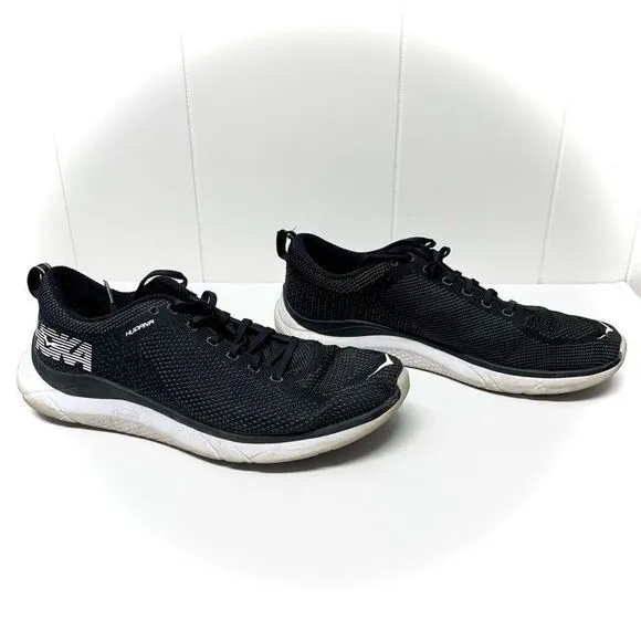 Hoka One One Hupana 2 Men’s Black Running Shoes Size 12.5