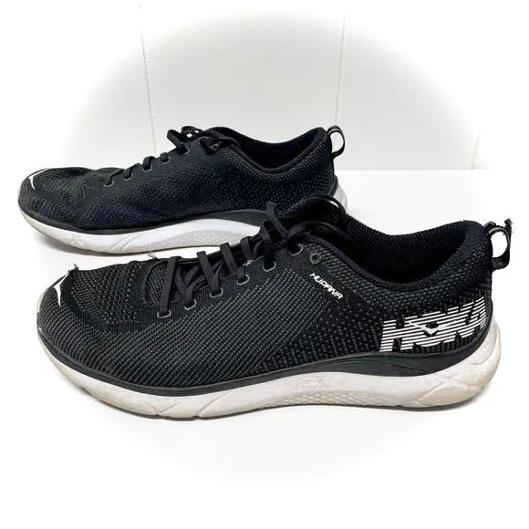 Hoka One One Hupana 2 Men’s Black Running Shoes Size 12.5