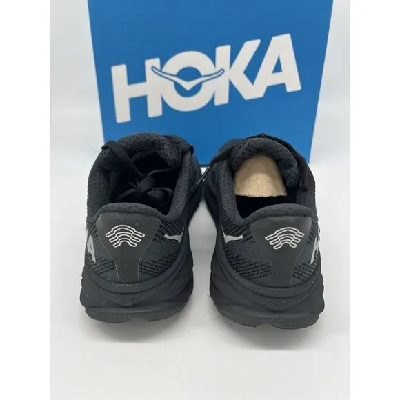 HOKA Women’s Clifton 9 Gore-Tex Running Shoes Black NWB Size 9.5 B