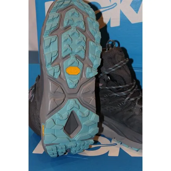 Hoka Women’s Kaha 2 GTX Mid Waterproof Hiking Boots Castlerock‎ Gray Sz 7.5 $240