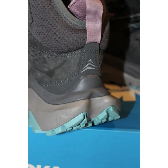 Hoka Women’s Kaha 2 GTX Mid Waterproof Hiking Boots Castlerock‎ Gray Sz 7.5 $240