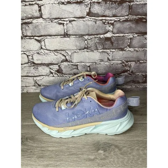 Hoka One One Elevon 2 Mental Health Purple Impression Gym Men Sz 11M US/45 1/3EU