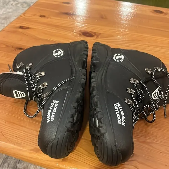 Homass Outdoor Mens‎ Waterproof Hiking Boots Size 41 Comfortable Great Preowned