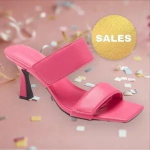 Hot pink Sandal heels