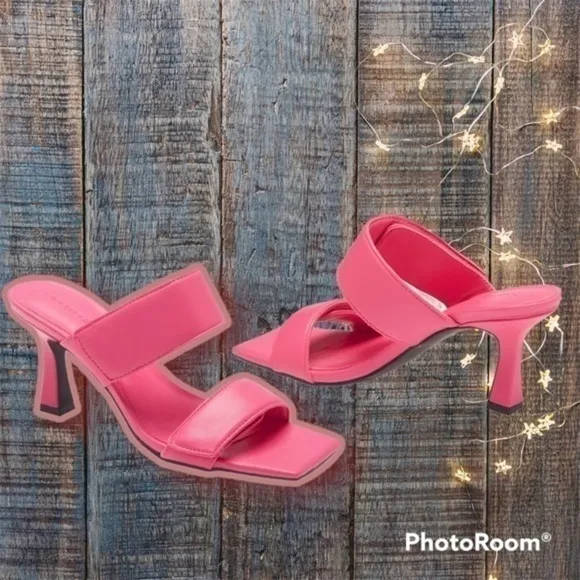 Hot pink Sandal heels