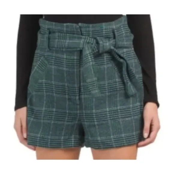 House of Harlow 1960 Plaid Shorts – Size S, NWT