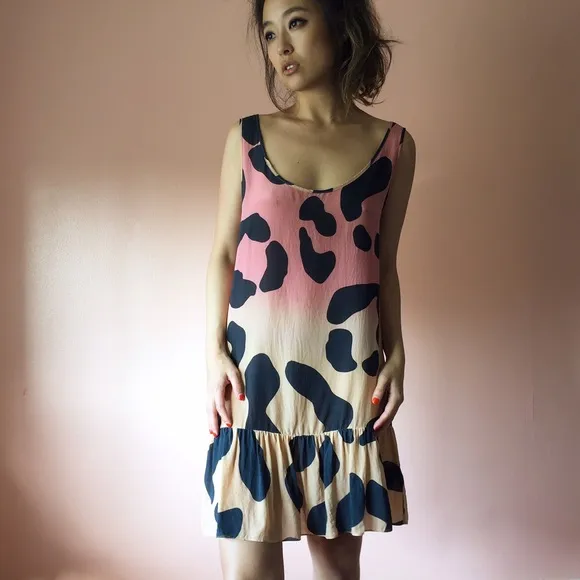 House Of Holland Ombre Leopard Dress