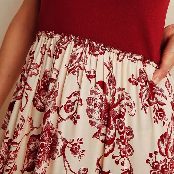 HTF Anthropologie Trudie Tiered Maxi Dress