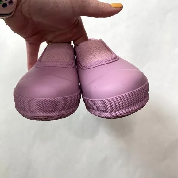 Hunter Kids Ankle Rain Shoes Pink 9
