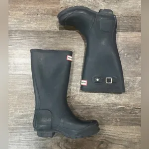 Hunter Kid’s Blue / Gray Rain Boots