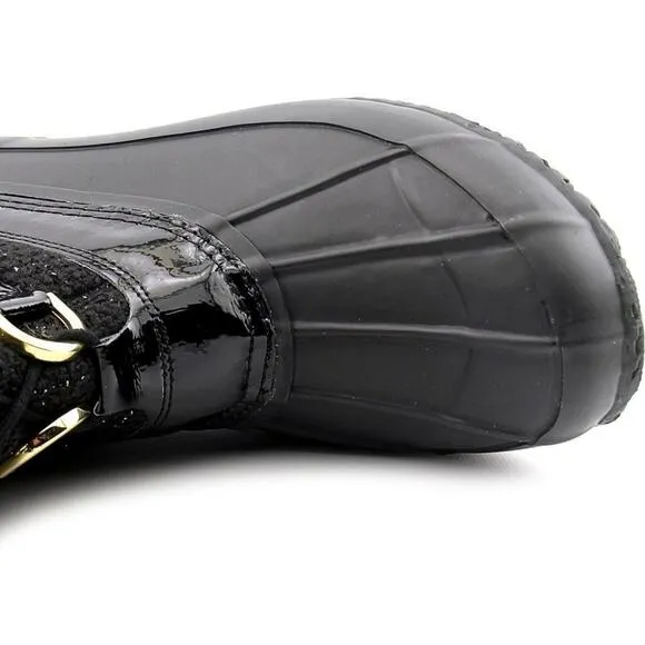 INC International Concepts Black Lorinah Women Round Toe Canvas Winter Boot NWT