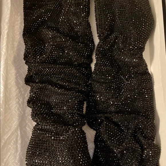 INC Women's Gerii Dress Shimmering Boots-Sz 5