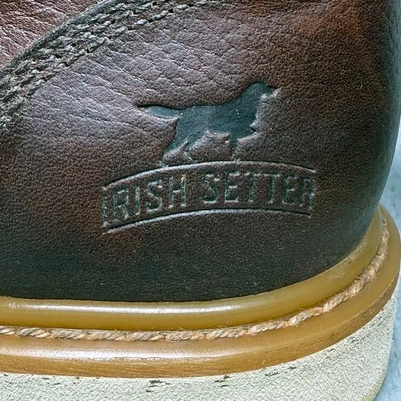 Irish Setter Ashby Mens Size 11 Work Boots Brown Leather 6 Inch Soft Toe 83605