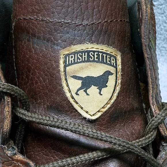 Irish Setter Ashby Mens Size 11 Work Boots Brown Leather 6 Inch Soft Toe 83605