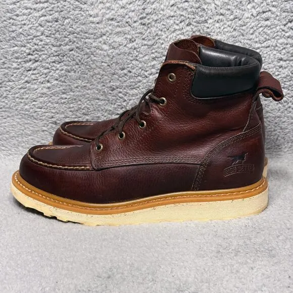 Irish Setter Ashby Mens Size 11 Work Boots Brown Leather 6 Inch Soft Toe 83605