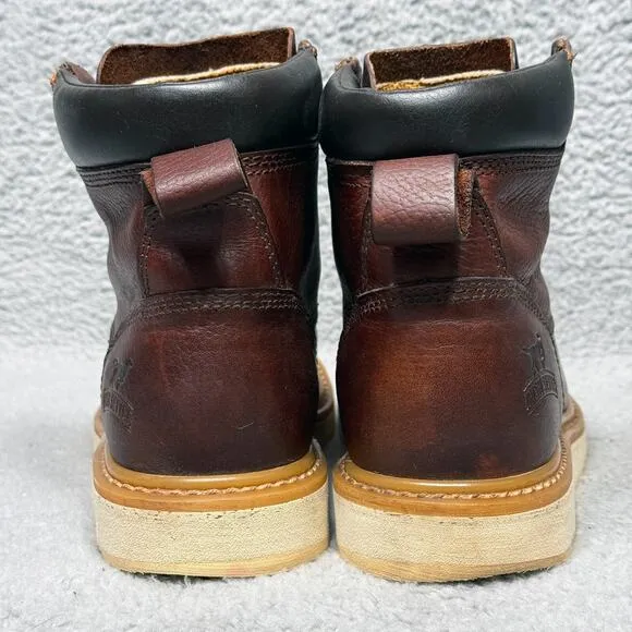 Irish Setter Ashby Mens Size 11 Work Boots Brown Leather 6 Inch Soft Toe 83605